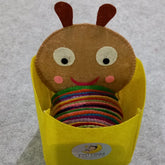 Felt Caterpillar Shape Numbers 1-10